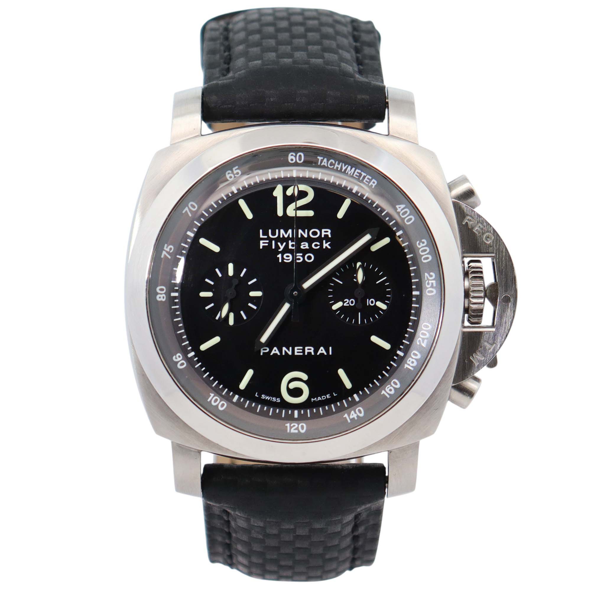 Panerai Luminor 44mm Black Dial Watch Ref# PAM00212 - Happy Jewelers Fine Jewelry Lifetime Warranty
