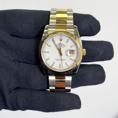 Rolex Datejust 36mm Champagne Dial Watch Ref# 116203 - Happy Jewelers Fine Jewelry Lifetime Warranty