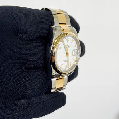Rolex Datejust 36mm Champagne Dial Watch Ref# 116203 - Happy Jewelers Fine Jewelry Lifetime Warranty