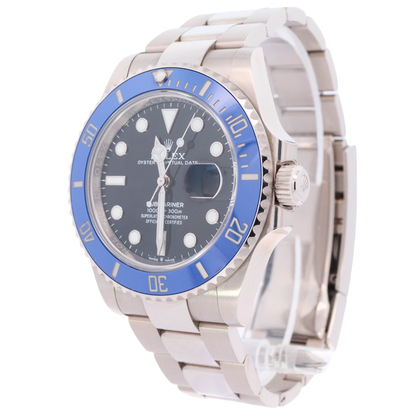 Rolex Submariner Date "Cookie Monster" 41mm 18k White Gold Black Dot Dial Watch Reference# 126619LB - Happy Jewelers Fine Jewelry Lifetime Warranty