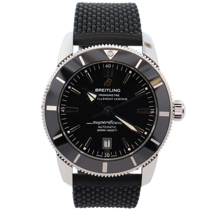 Breitling Superocean 46mm Black Dial Watch Ref# AB202012/BF74 - Happy Jewelers Fine Jewelry Lifetime Warranty