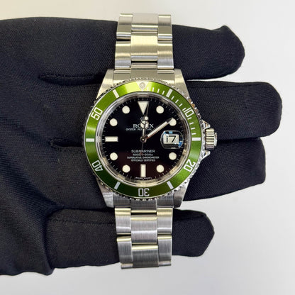 Rolex Submariner 40mm Black Dial Watch Ref# 16610LV - Happy Jewelers Fine Jewelry Lifetime Warranty