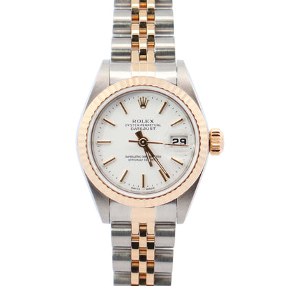Rolex Datejust 26mm White Dial Watch Ref# 79173 - Happy Jewelers Fine Jewelry Lifetime Warranty