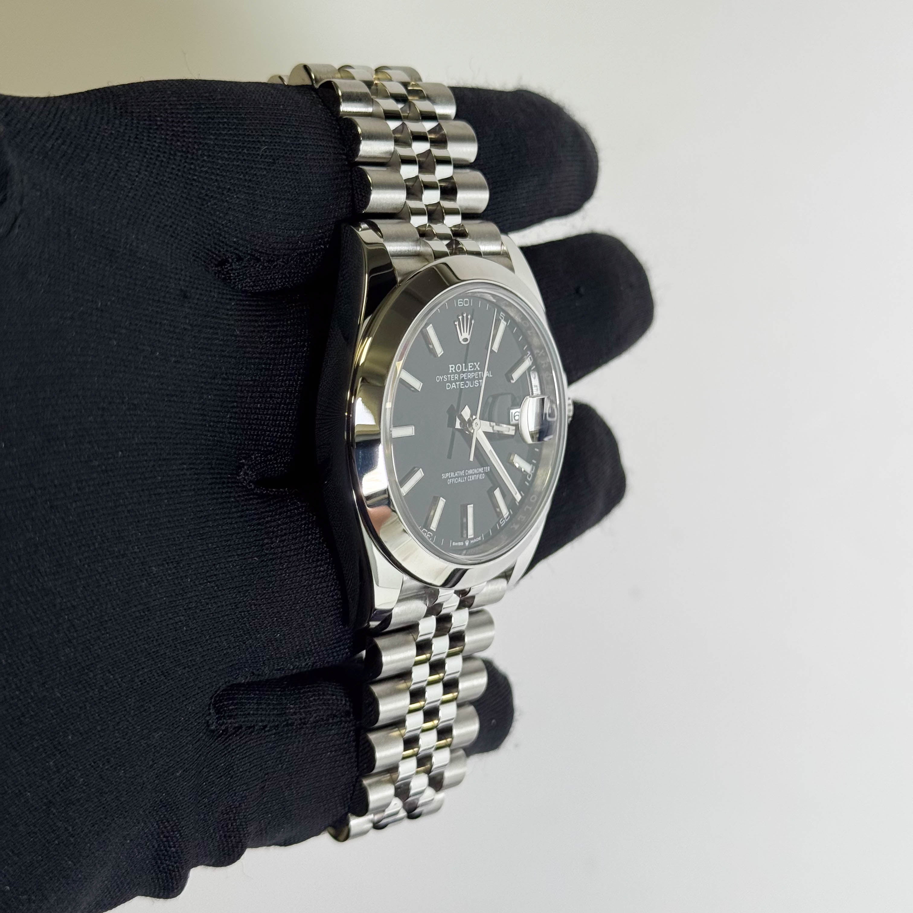 Rolex Datejust 41mm Black Dial Watch Ref# 126300