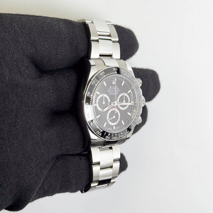 Rolex Daytona 40mm Black Dial Watch Ref# 126500LN