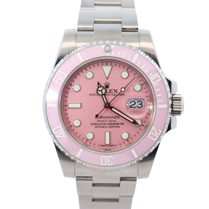 Rolex Submariner 40mm Pink Dial Watch Ref# 116610LN - Happy Jewelers Fine Jewelry Lifetime Warranty