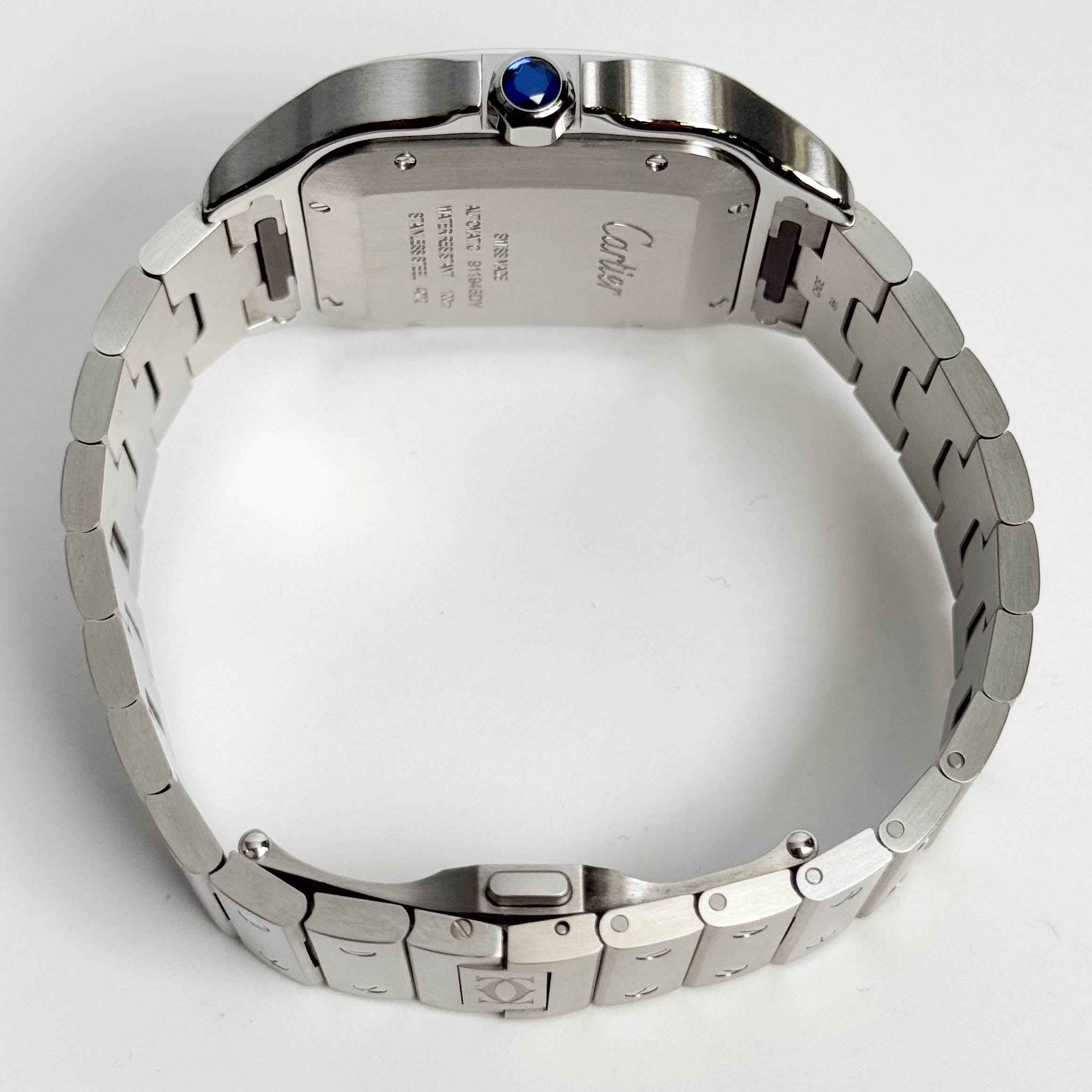 Cartier Santos 40mm White Dial Watch Ref# WSSA0018 - Happy Jewelers Fine Jewelry Lifetime Warranty