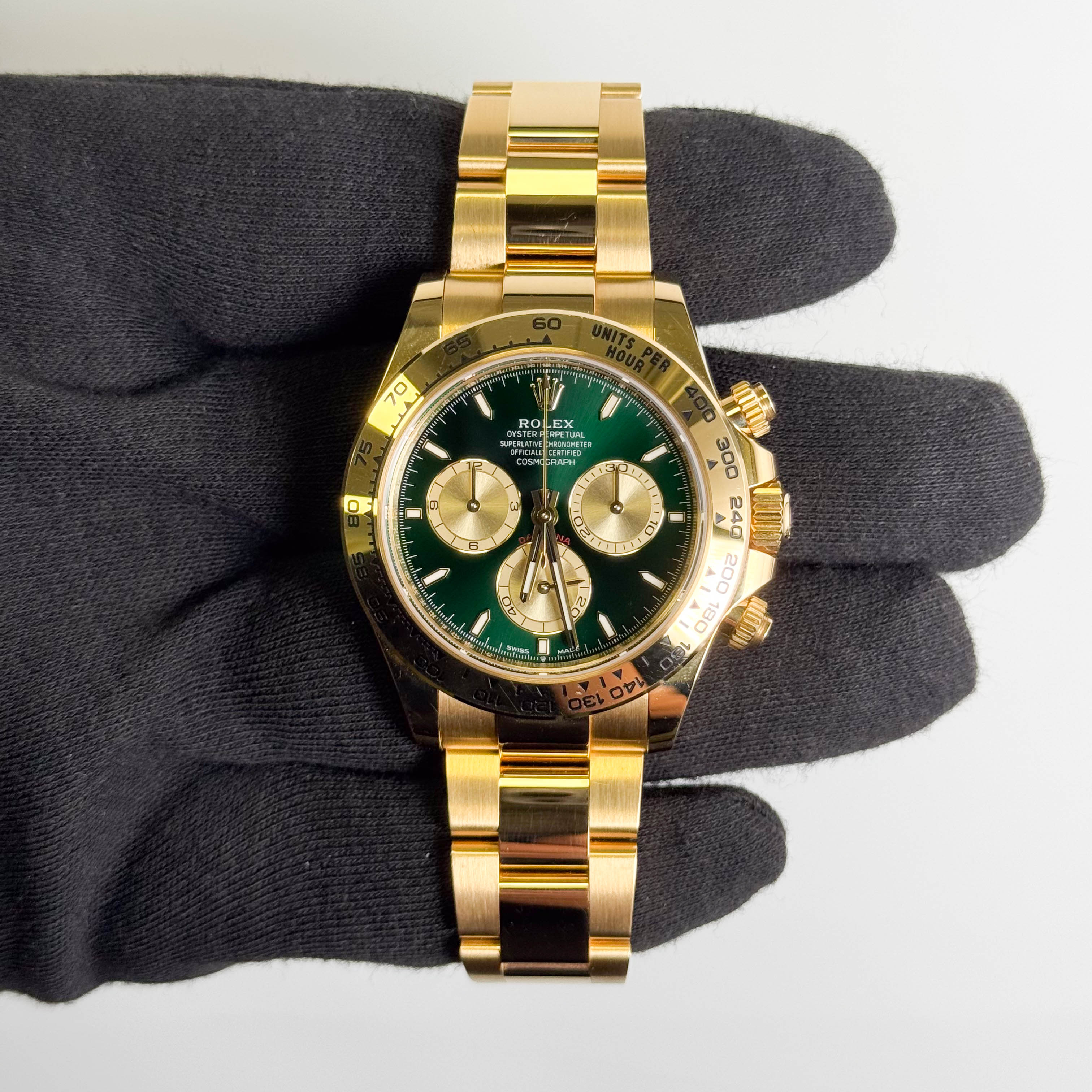 Rolex Daytona 40mm Green Dial Watch Ref# 126508