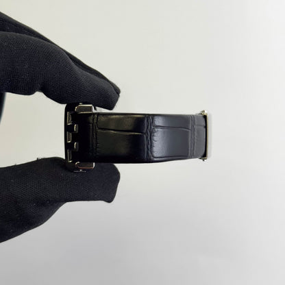 Jaeger-LeCoultre Reverso Gran'Sport Duo 28 mm x 43 mm Black and Silver Dial Watch Ref# Q2948601