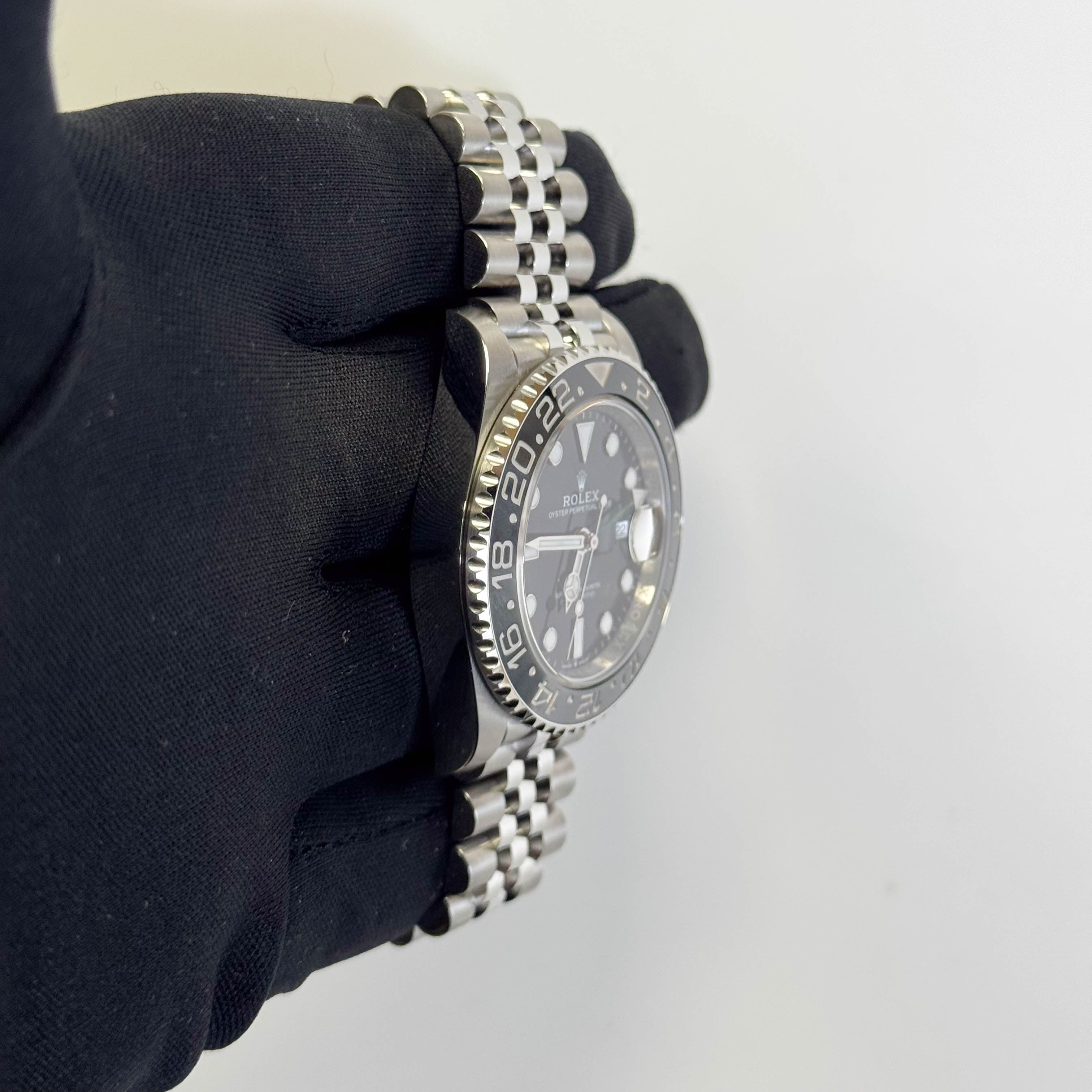 Rolex GMT-Master II 40mm Black Dial Ref# 126710GRNR - Happy Jewelers Fine Jewelry Lifetime Warranty