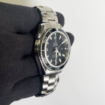 Omega Seamaster 45.5mm Black Dial Watch Ref# 2200.50.00
