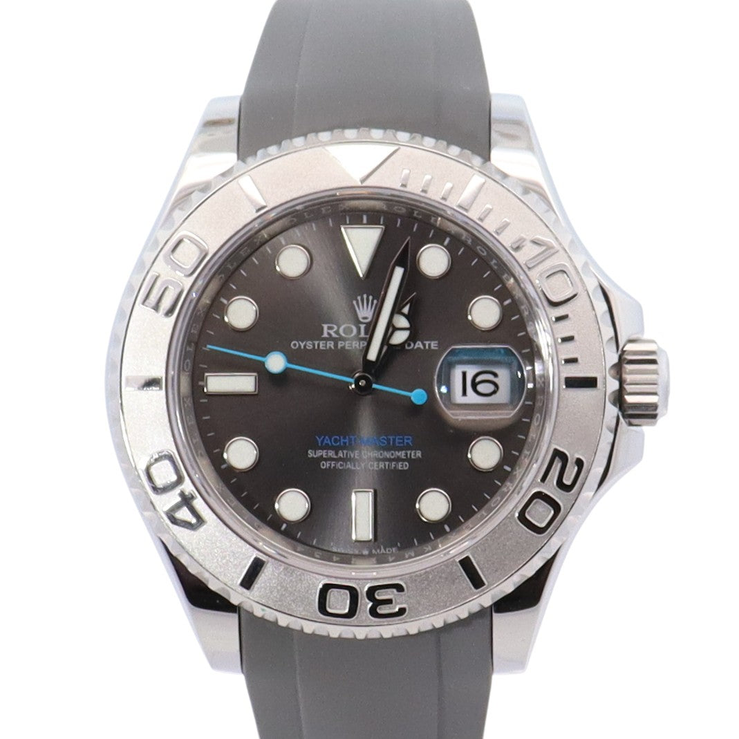 Rolex Yacht-Master 40mm Rhodium Dial Watch Ref# 126622 - Happy Jewelers Fine Jewelry Lifetime Warranty