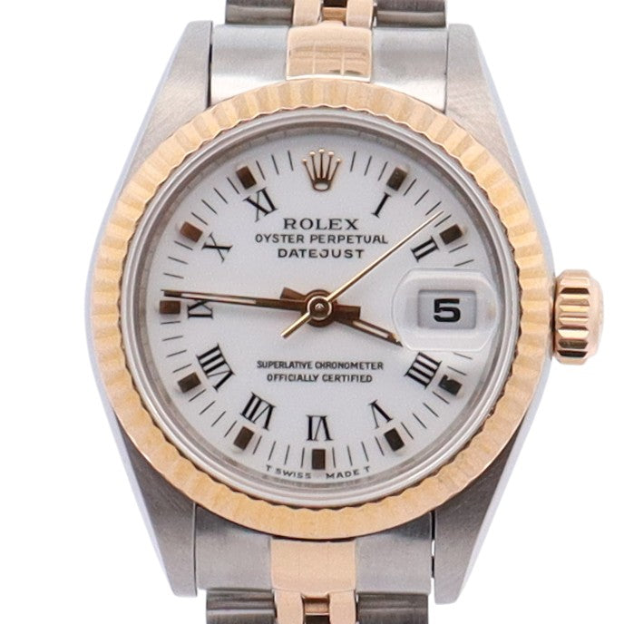 Rolex Datejust 26mm White Dial Watch Ref# 69173 - Happy Jewelers Fine Jewelry Lifetime Warranty