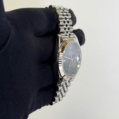 Rolex Datejust 41mm Wimbledon Dial Watch Ref# 126334