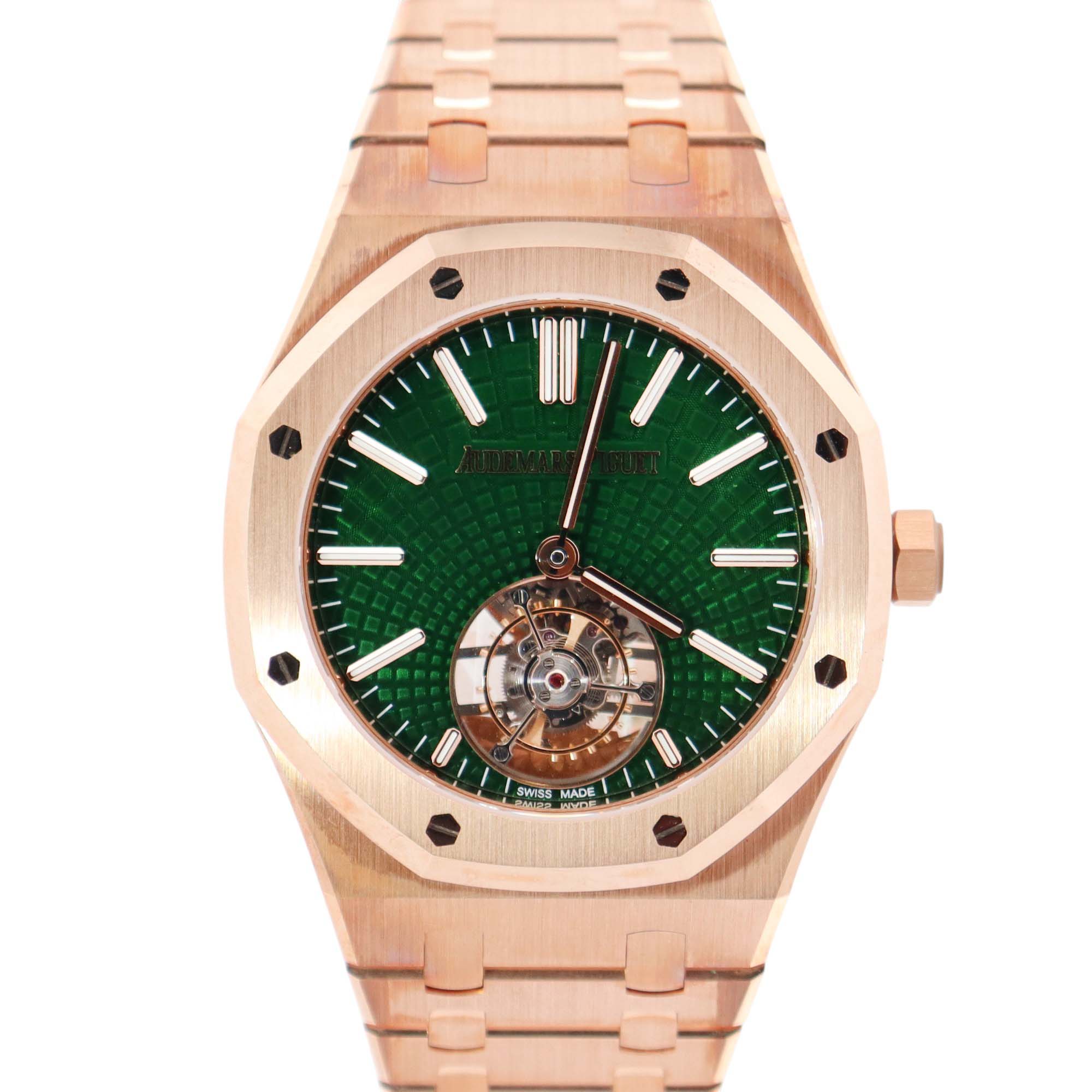 Audemars Piguet Royal Oak 41mm Green Dial Watch Ref# 26533OR.OO