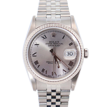 Rolex Datejust 36mm Silver Dial Watch Ref# 16234 - Happy Jewelers Fine Jewelry Lifetime Warranty