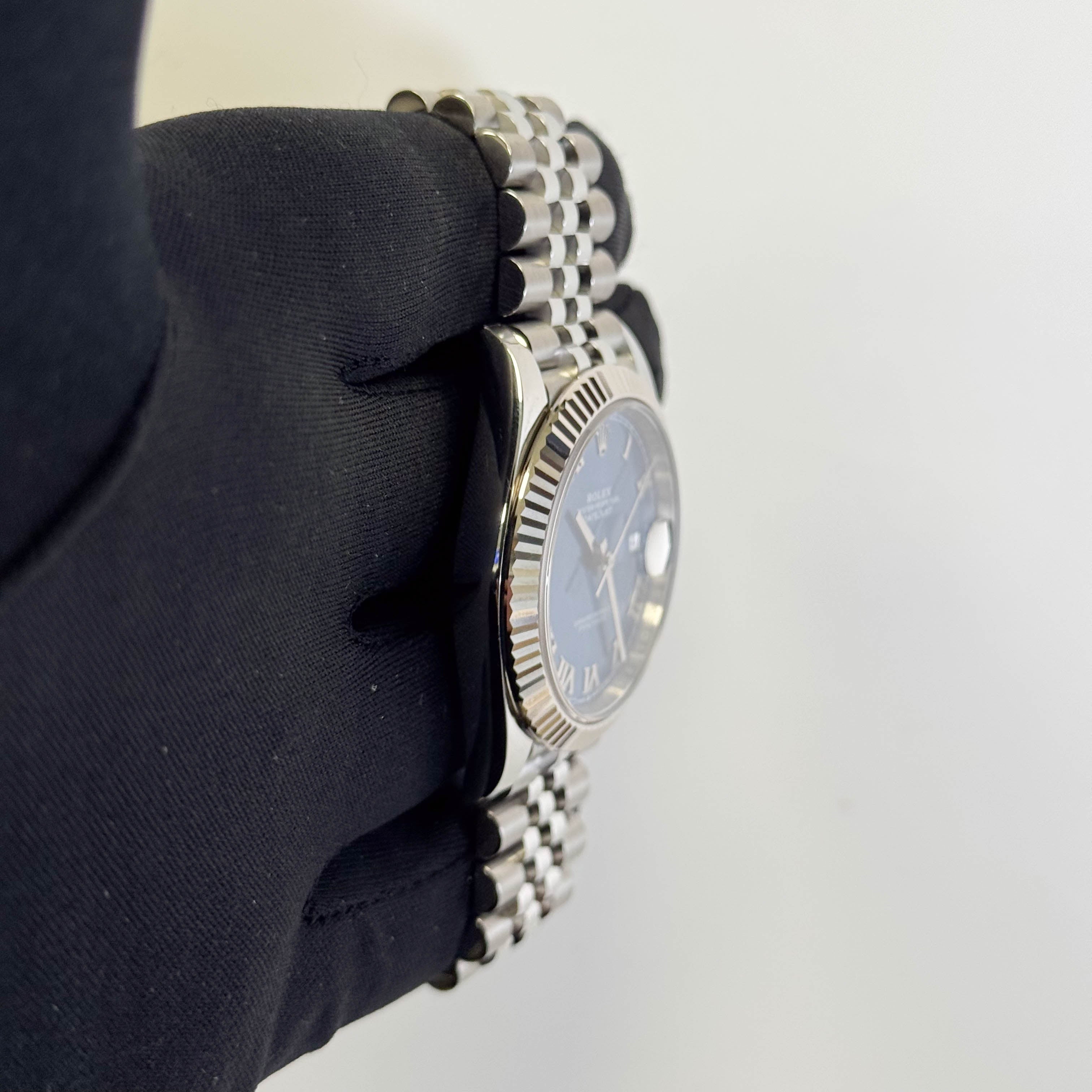 Rolex Datejust 41mm Blue Dial Watch Ref# 126334 - Happy Jewelers Fine Jewelry Lifetime Warranty