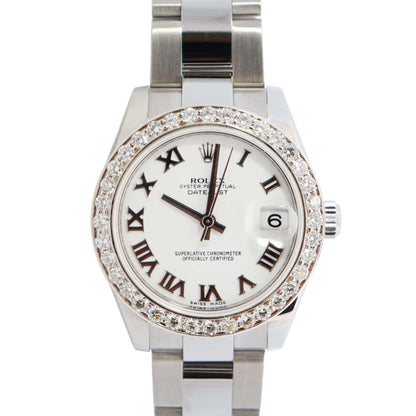 Rolex Datejust 31mm White Dial Watch Ref# 178274 - Happy Jewelers Fine Jewelry Lifetime Warranty