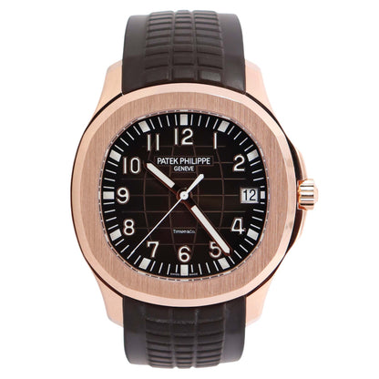 Patek Philippe Aquanaut TIFFANY STAMPED 40mm Brown Dial Ref# 5167R-001 - Happy Jewelers Fine Jewelry Lifetime Warranty