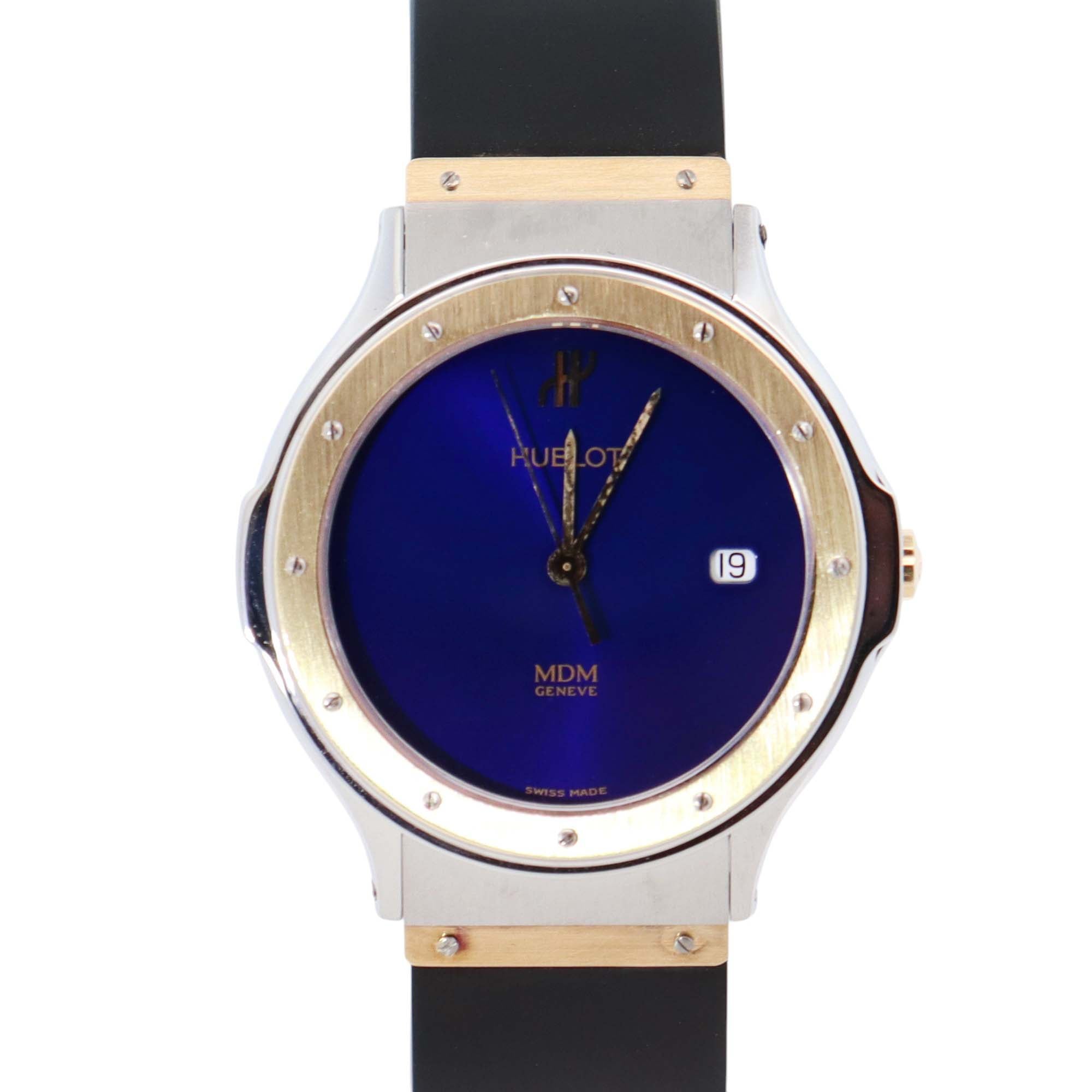 Hublot Classic 36mm Blue Dial Watch Ref# 1521.2 - Happy Jewelers Fine Jewelry Lifetime Warranty