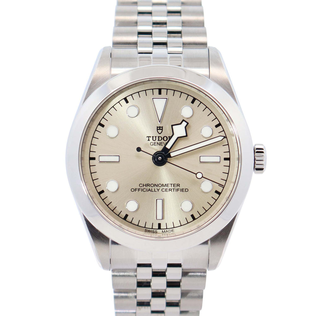 Tudor Black Bay 36mm Silver Dial Watch Ref# 79640 – Happy Jewelers