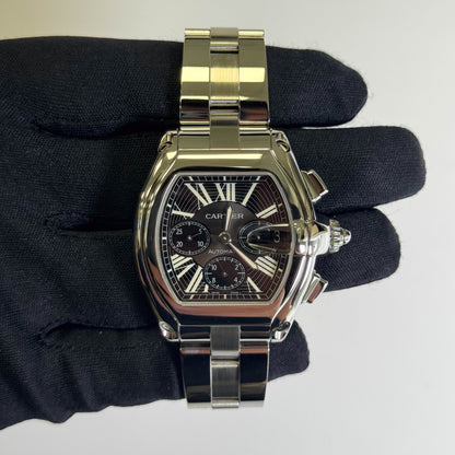 Cartier Roadster 43mm Black Dial Watch Ref# W62020X6