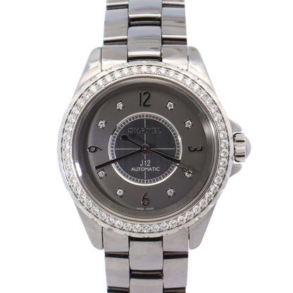 Chanel J12 38mm Grey Dial Watch Ref# H2566 - Happy Jewelers Fine Jewelry Lifetime Warranty