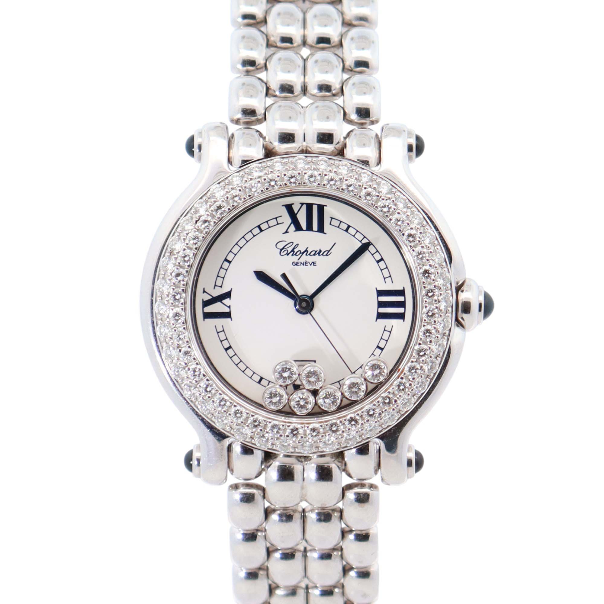 Chopard Happy Sport 32mm White Dial Watch Ref# 27/6137-23 - Happy Jewelers Fine Jewelry Lifetime Warranty