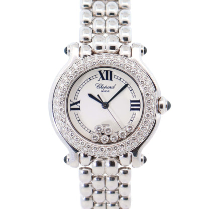 Chopard Happy Sport 32mm White Dial Watch Ref# 27/6137-23 - Happy Jewelers Fine Jewelry Lifetime Warranty
