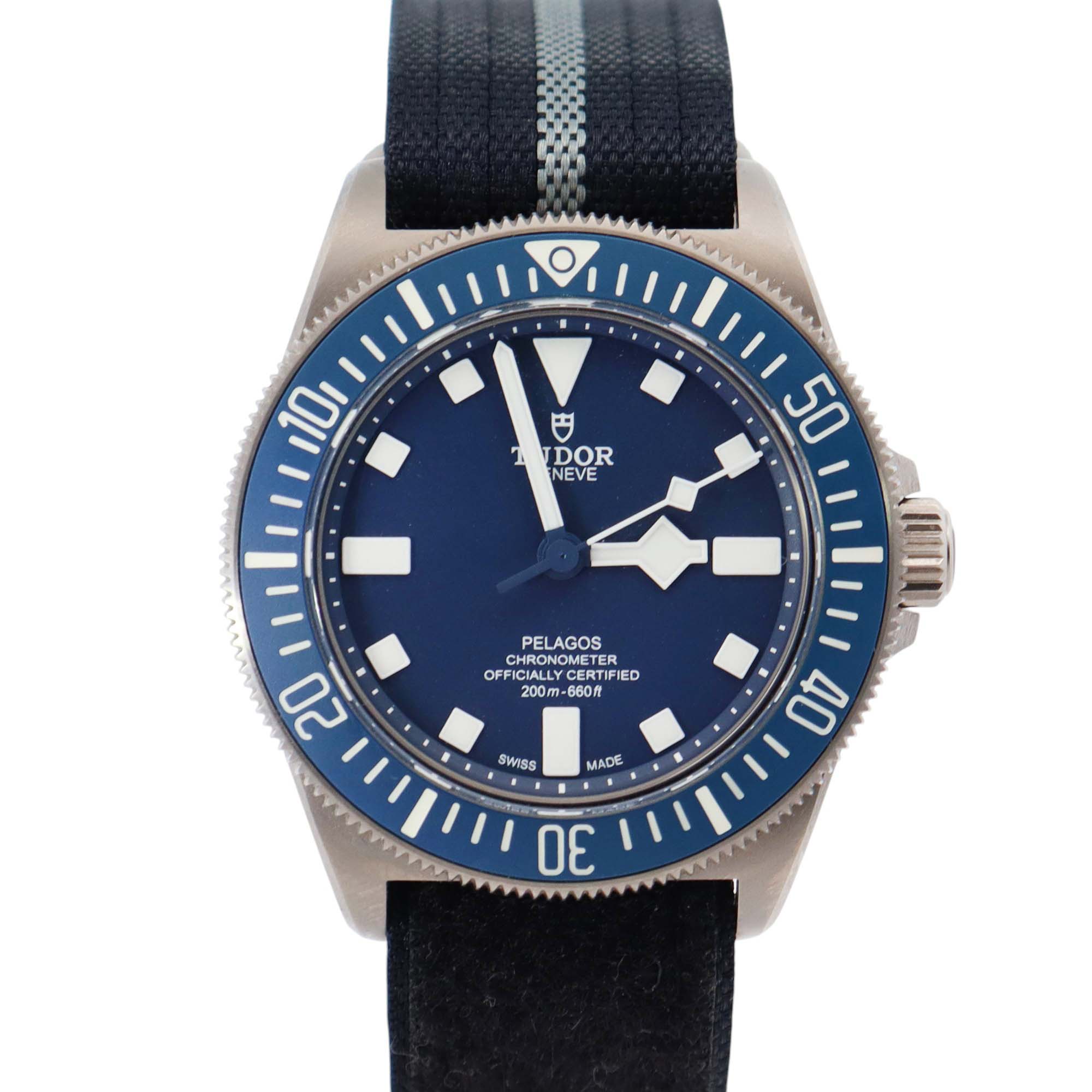 Tudor Pelagos 42mm Blue Dial Watch Ref# 25707B/22 - Happy Jewelers Fine Jewelry Lifetime Warranty