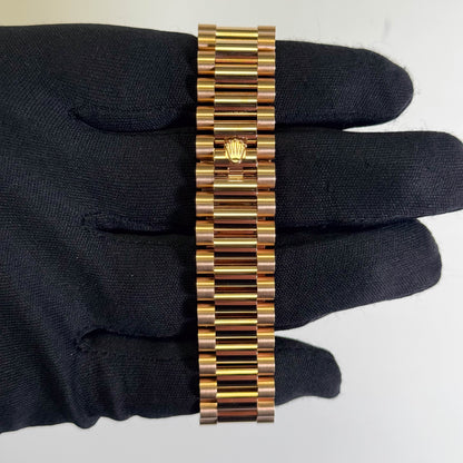 Rolex Day-Date 36mm Olive Dial Watch Ref# 128345RBR