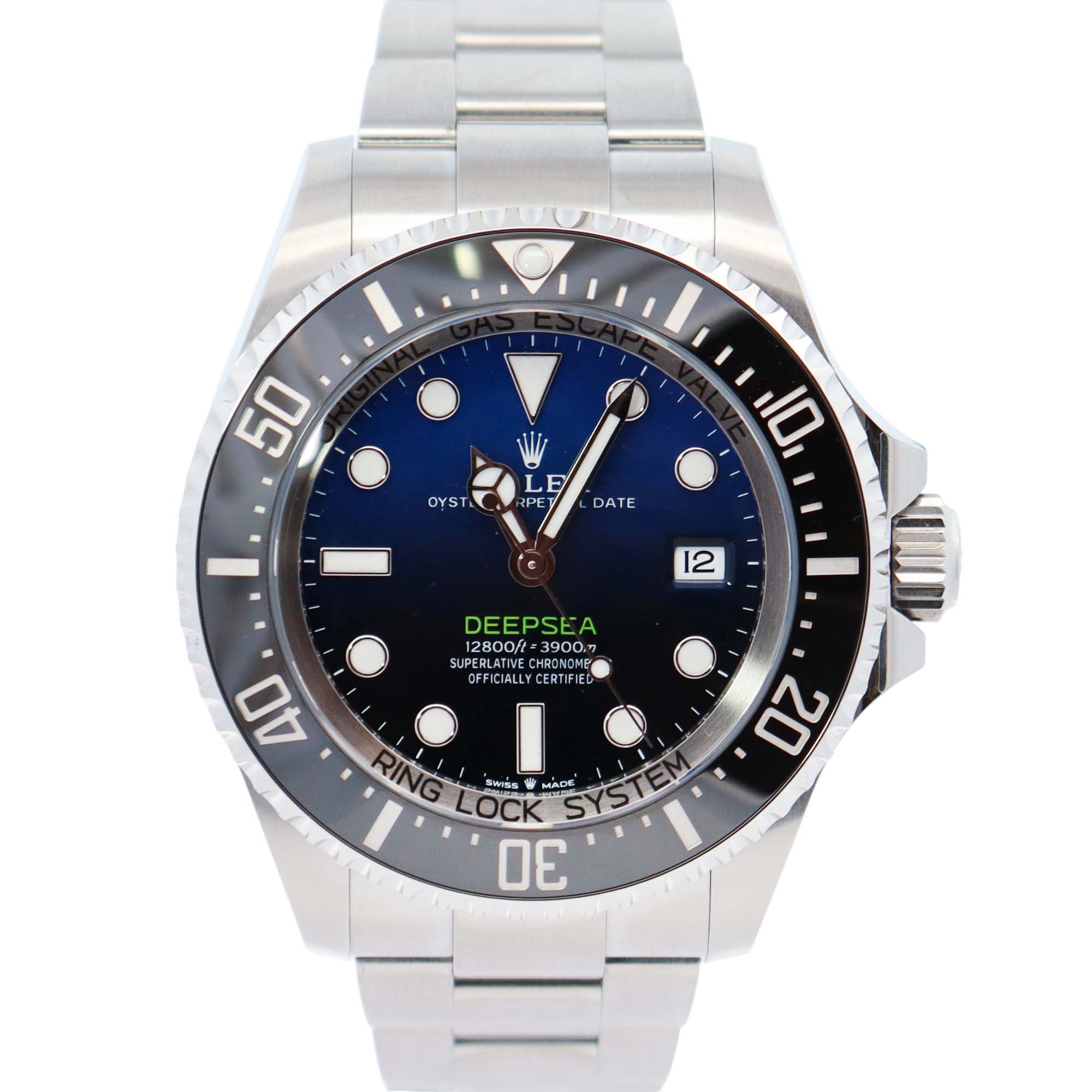 Rolex Sea-Dweller 44mm Black/Blue Dial Watch Ref# 136660 - Happy Jewelers Fine Jewelry Lifetime Warranty
