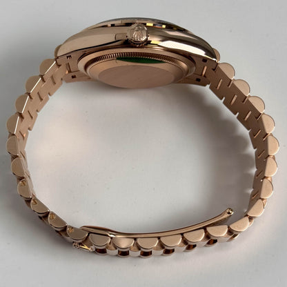 Rolex Day-Date 36mm Olive Dial Watch Ref# 128345RBR