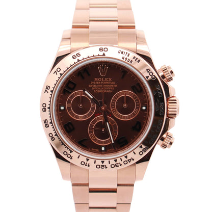 Rolex Daytona 40mm Chocolate Dial Watch Ref# 116505 - Happy Jewelers Fine Jewelry Lifetime Warranty