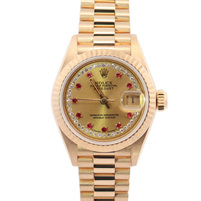 Rolex Datejust 26mm Champagne Dial Watch Ref# 69178 - Happy Jewelers Fine Jewelry Lifetime Warranty