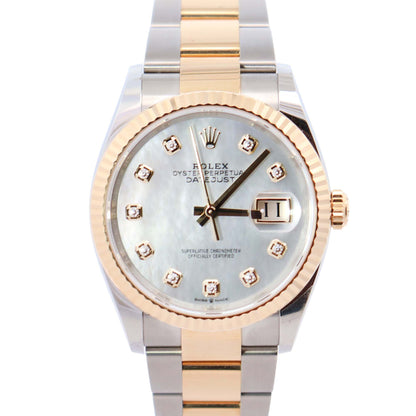 Rolex Datejust 36mm MOP Dial Watch Ref# 126233 - Happy Jewelers Fine Jewelry Lifetime Warranty