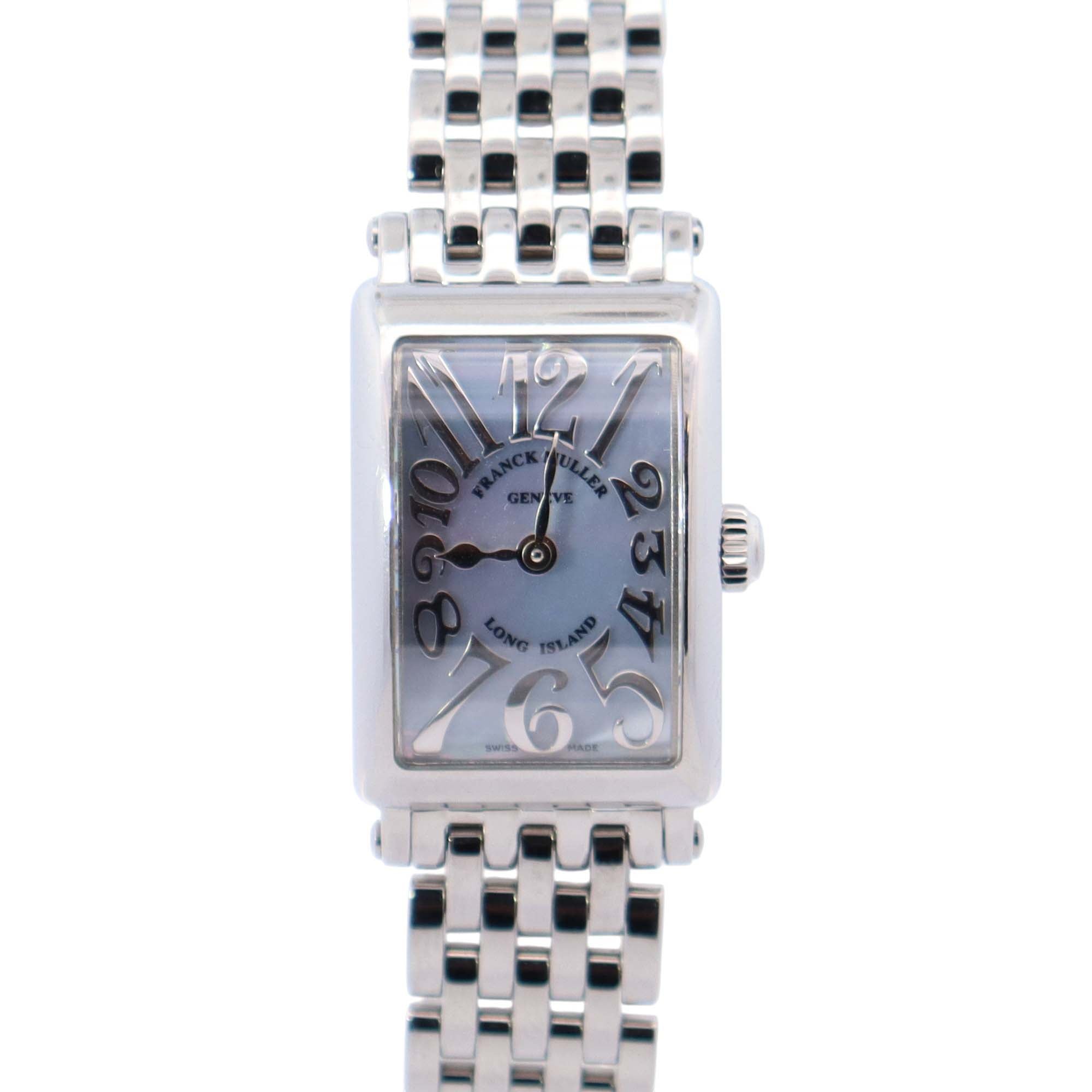 Franck Muller Long Island 18mm MOP Dial Watch Ref# 802 QZ REL MOP - Happy Jewelers Fine Jewelry Lifetime Warranty