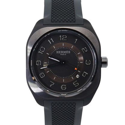 Hermes H08 42mm Black Dial Watch Ref# W049433WW00 - Happy Jewelers Fine Jewelry Lifetime Warranty