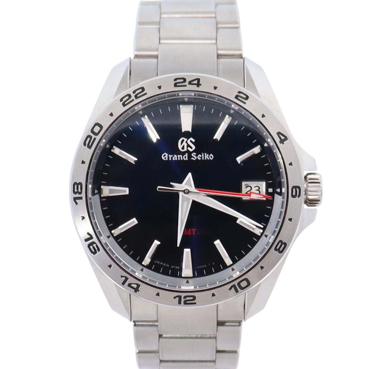 Grand Seiko GMT 39mm Blue Dial Ref# 9F86-0AB0 - Happy Jewelers Fine Jewelry Lifetime Warranty