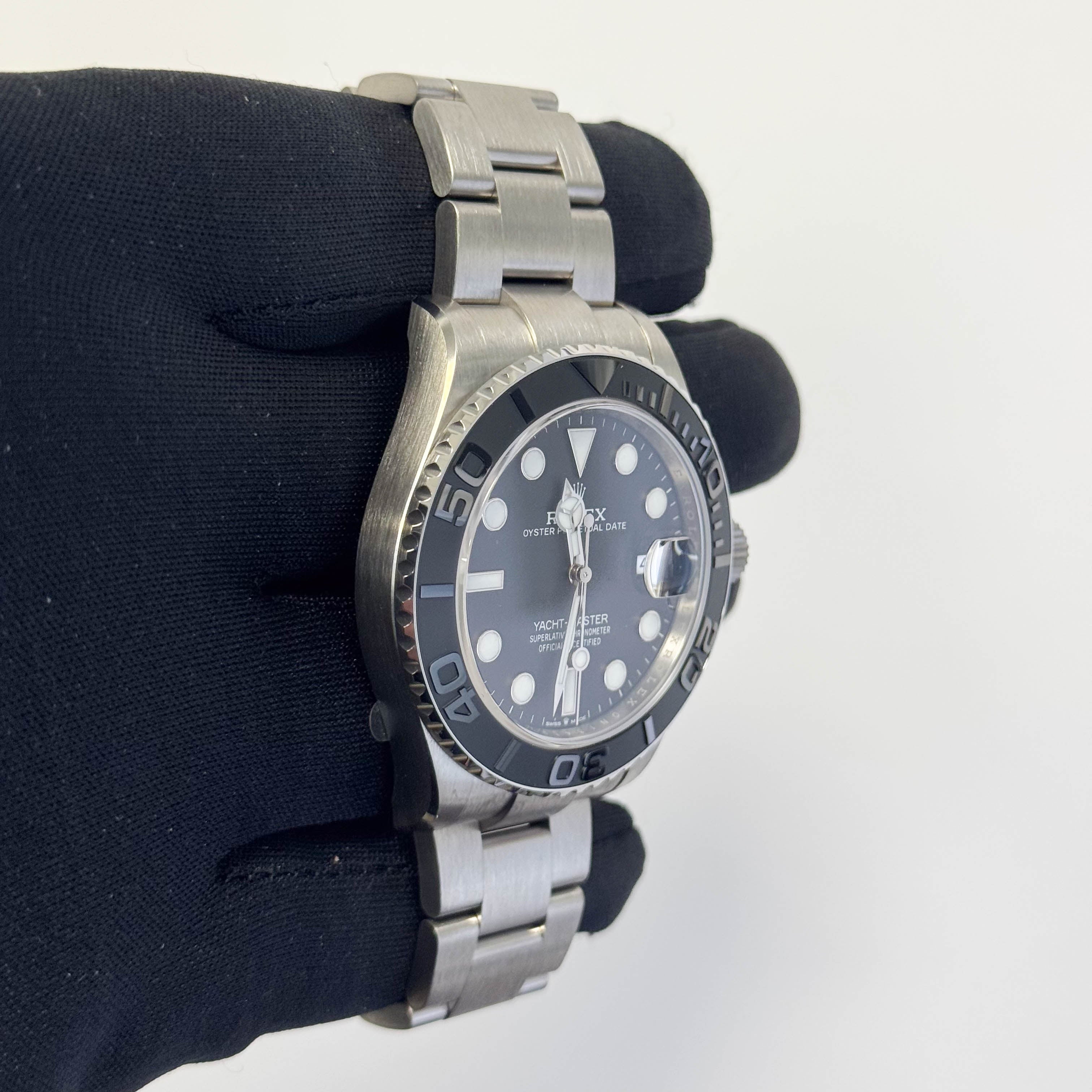 Rolex Yacht-Master 42mm Black Dial Watch Ref# 226627 - Happy Jewelers Fine Jewelry Lifetime Warranty