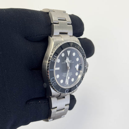 Rolex Yacht-Master 42mm Black Dial Watch Ref# 226627 - Happy Jewelers Fine Jewelry Lifetime Warranty