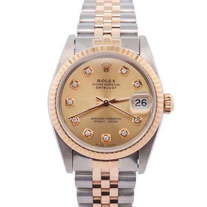 Rolex Datejust 31mm Champagne Dial Watch Ref# 68273 - Happy Jewelers Fine Jewelry Lifetime Warranty