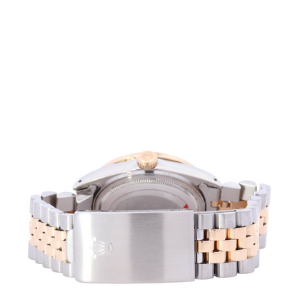 Rolex Datejust 36mm Yellow Gold & Stainless Steel Custom Purple Diamond Dial Watch Reference# 16013 - Happy Jewelers Fine Jewelry Lifetime Warranty