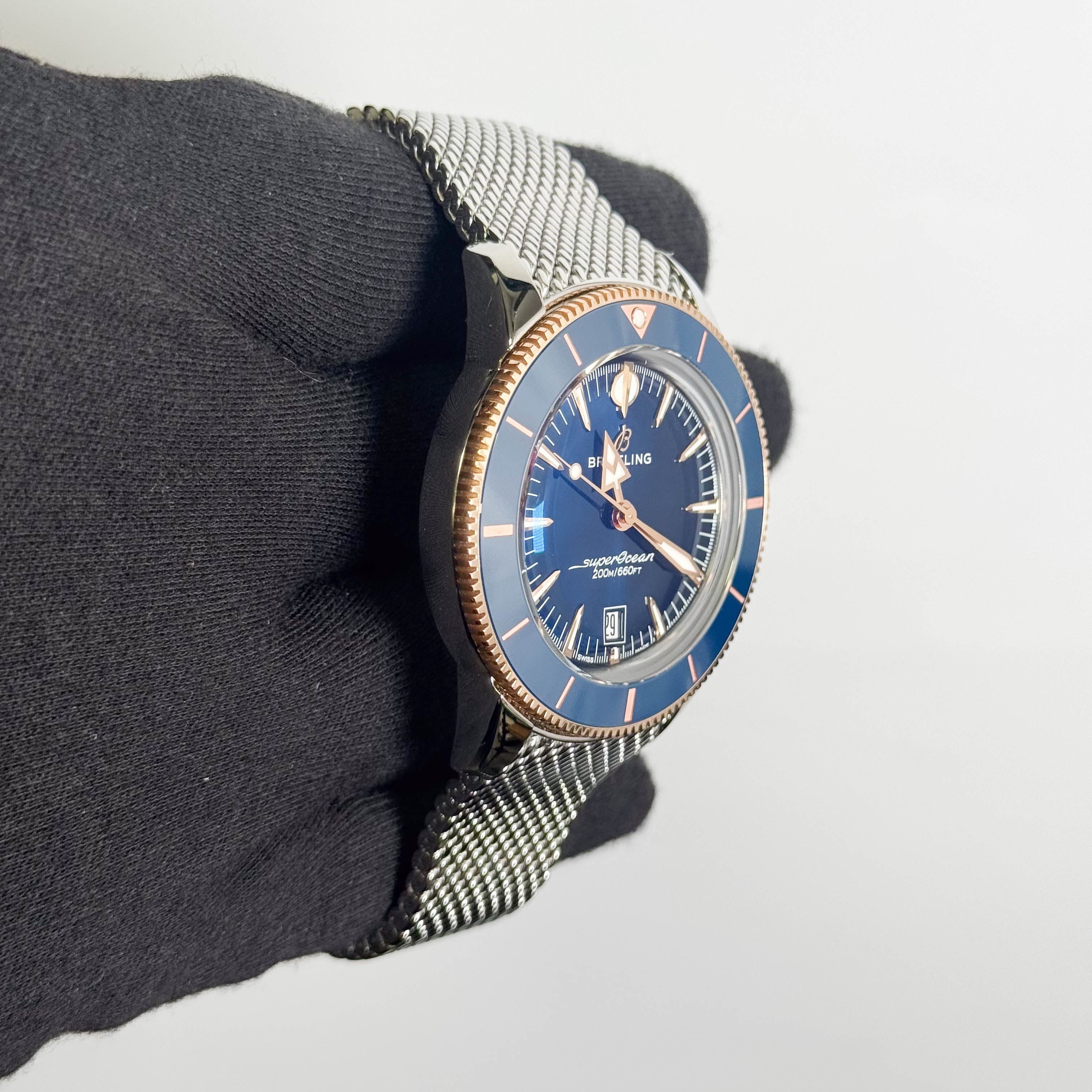 Breitling Superocean 44mm Blue Dial Watch Ref# UB3112