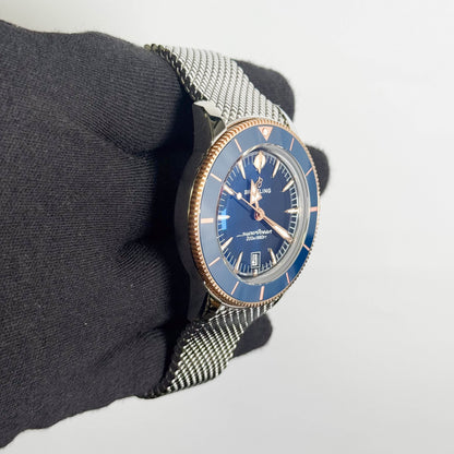 Breitling Superocean 44mm Blue Dial Watch Ref# UB3112