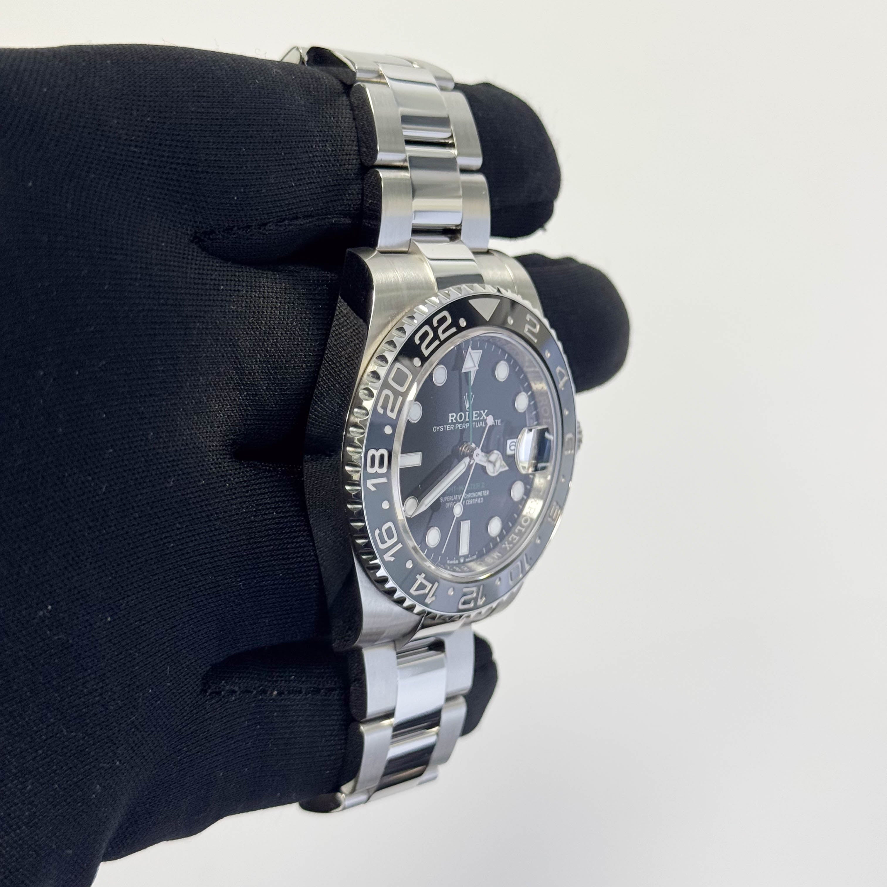 Rolex GMT Master II 40mm Black Dial Watch Ref# 126710GRNR - Happy Jewelers Fine Jewelry Lifetime Warranty