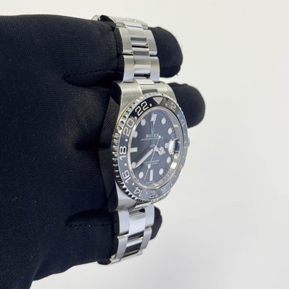Rolex GMT Master II 40mm Black Dial Watch Ref# 126710GRNR - Happy Jewelers Fine Jewelry Lifetime Warranty