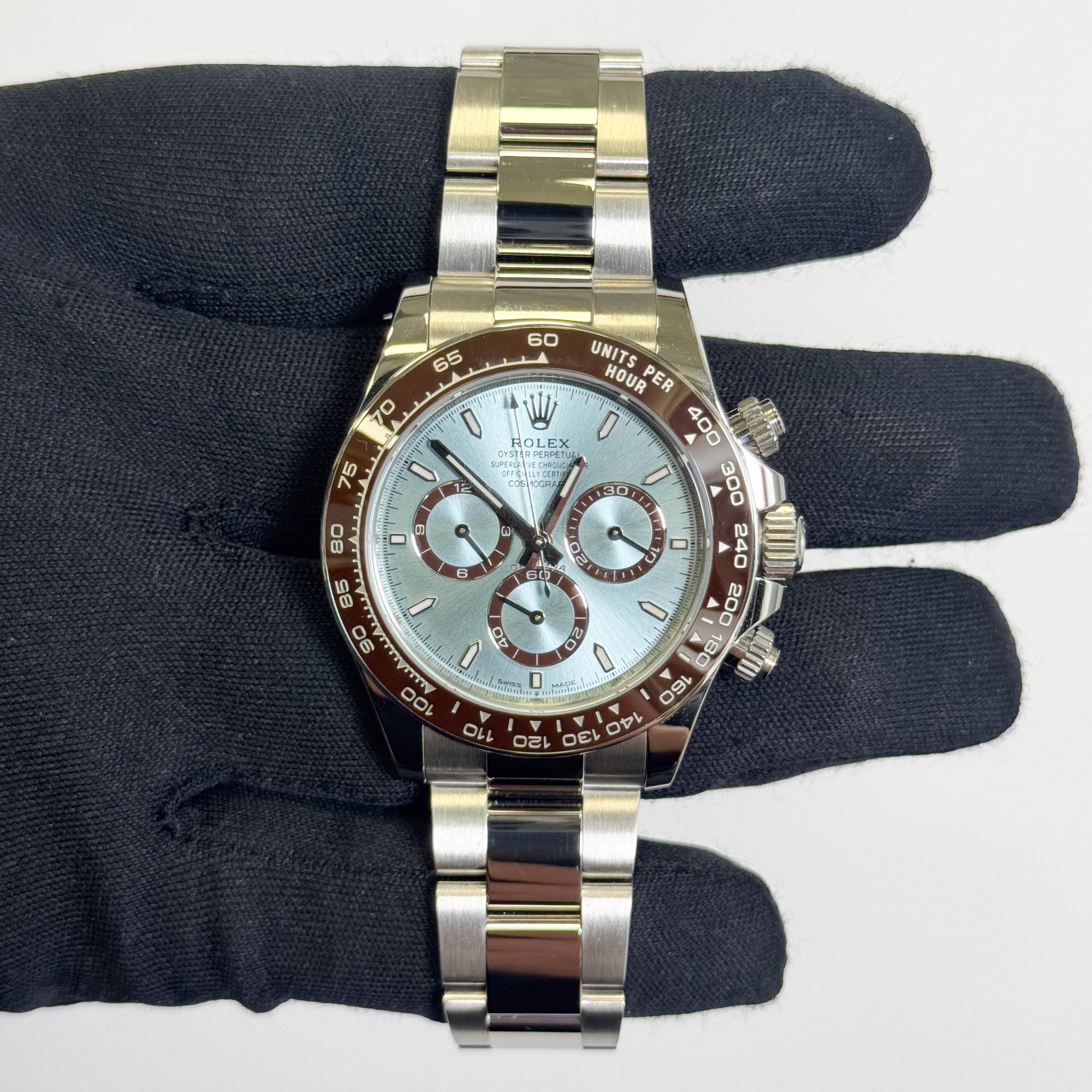 Rolex Daytona 40mm Ice Blue Dial Watch Ref# 126506 - Happy Jewelers Fine Jewelry Lifetime Warranty