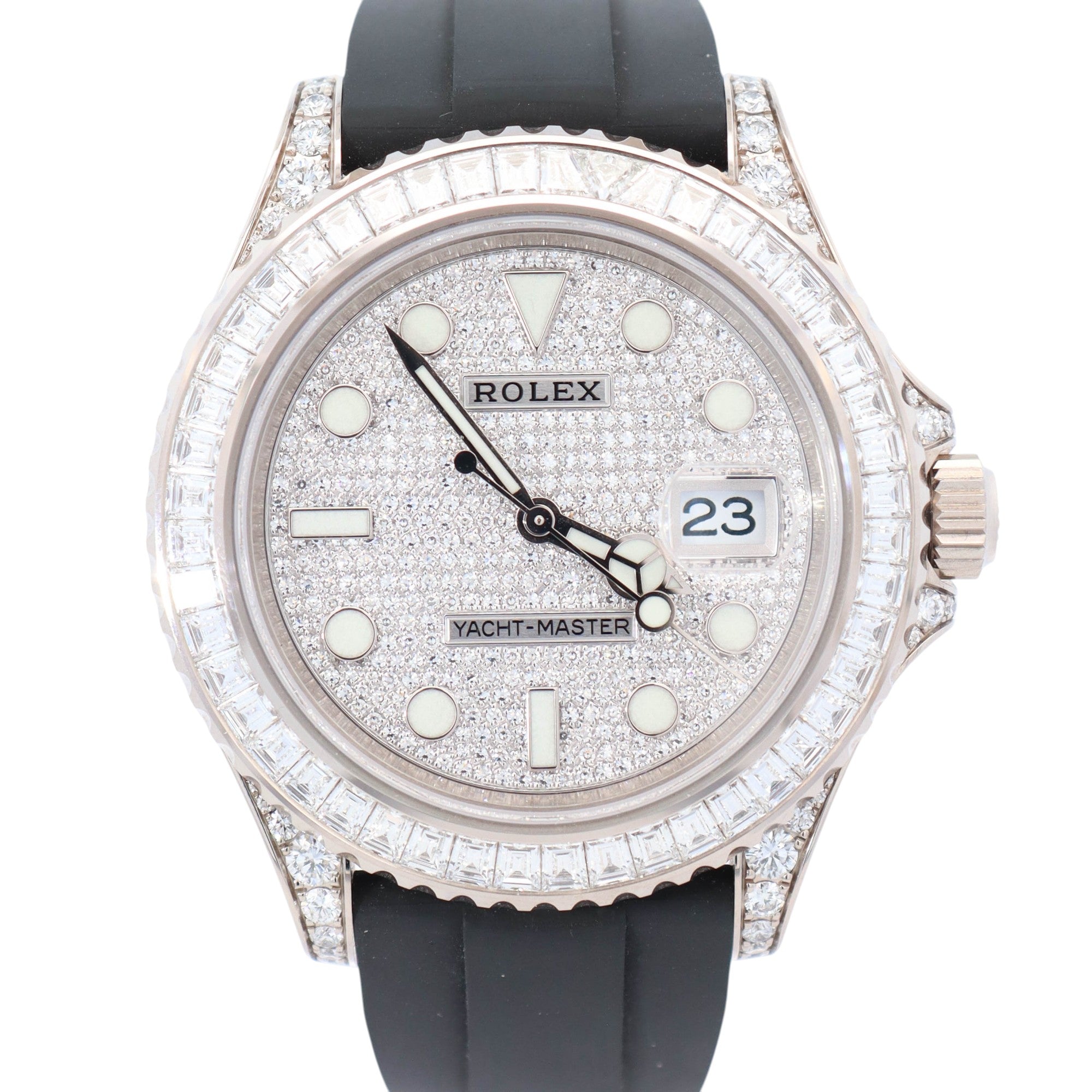 Rolex Yacht-Master 42mm Pave Dial Watch Ref# 226679TBR - Happy Jewelers Fine Jewelry Lifetime Warranty