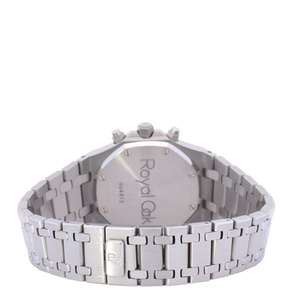 Audemars Piguet Royal Oak 39mm Stainless Steel White Chronograph Dial Watch Reference# 25860ST.OO.1110ST.05 - Happy Jewelers Fine Jewelry Lifetime Warranty